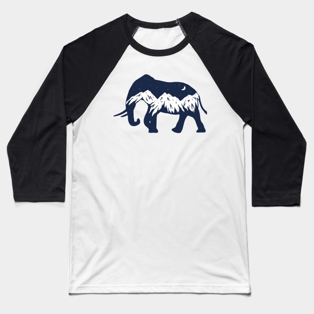 Elephant Baseball T-Shirt by K-pop design shop